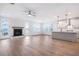 Spacious living area with hardwood floors and access to a patio at 364 Wappoo Trace Ln, Summerville, SC 29486