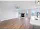Bright living room features a fireplace and hardwood floors at 364 Wappoo Trace Ln, Summerville, SC 29486