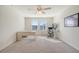 Spacious home office with built-in desk and plenty of natural light at 487 Pender Woods Dr, Summerville, SC 29486