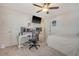 Versatile bedroom with built-in workspace and comfortable bed at 487 Pender Woods Dr, Summerville, SC 29486