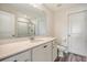 Bathroom boasts a vanity with quartz countertop and a walk-in shower at 487 Pender Woods Dr, Summerville, SC 29486