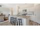 Modern kitchen with white cabinets and stainless steel appliances at 487 Pender Woods Dr, Summerville, SC 29486