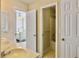 Bathroom with double sinks, marble countertop, and a shower/tub combo at 2180 Tall Grass Cir, Mount Pleasant, SC 29466