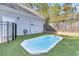 Clean and refreshing pool perfect for relaxation in a fenced backyard at 318 Simmons Ave, Summerville, SC 29483