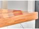 Close up of kitchen island's wood countertop at 318 Simmons Ave, Summerville, SC 29483