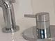 Close-up of a modern chrome bathroom faucet at 8266 N Highway 17, McClellanville, SC 29458