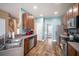 Well-equipped kitchen boasting stainless steel appliances and hardwood floors at 417 Crystal Oaks Ln, Moncks Corner, SC 29461