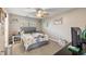 Cozy bedroom with a queen bed, and a walk-in closet at 110 Tuscany Ct, Ladson, SC 29456