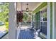 Relaxing front porch with decorative accents at 794 Hunt Club Run, Charleston, SC 29414