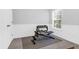 Home gym with weight bench, dumbbells, and exercise mat at 794 Hunt Club Run, Charleston, SC 29414
