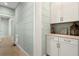 Hallway with built-in cabinets at 1008 Mariners Cay Dr, Folly Beach, SC 29439