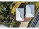 Aerial view of two houses with metal roofs at 1008 Mariners Cay Dr, Folly Beach, SC 29439