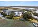 Aerial view of house near marsh and water at 1008 Mariners Cay Dr, Folly Beach, SC 29439