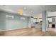 Open concept kitchen and living area with an island at 1008 Mariners Cay Dr, Folly Beach, SC 29439