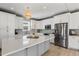 Modern kitchen with stainless steel appliances and a large kitchen island at 1008 Mariners Cay Dr, Folly Beach, SC 29439
