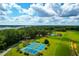 Community tennis courts with surrounding green space at 5250 Timber Race Crse, Hollywood, SC 29449
