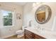 Small bathroom with single vanity and shower/tub combo at 5250 Timber Race Crse, Hollywood, SC 29449