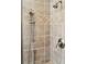Clean shower with beige tile, a handheld showerhead, and modern fixtures at 5250 Timber Race Crse, Hollywood, SC 29449