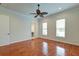 Hardwood floor bedroom with ensuite bathroom access at 106 Aviary Ct, Summerville, SC 29483