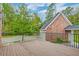 Large deck overlooks backyard, providing ample outdoor space at 106 Aviary Ct, Summerville, SC 29483