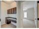 Home office with built-in desk and cabinets at 106 Aviary Ct, Summerville, SC 29483