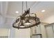 Modern kitchen lighting fixture with a rustic-industrial design at 106 Aviary Ct, Summerville, SC 29483