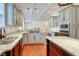 Kitchen boasts granite countertops and light gray cabinets at 106 Aviary Ct, Summerville, SC 29483