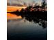 Scenic sunset over calm water with silhouetted trees reflecting in the water at 316 Blowing Fresh Dr, Charleston, SC 29492