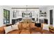 Open concept kitchen and dining area with modern design at 4028 Gnarled Oaks Ln, Johns Island, SC 29455