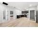 Finished basement with an open layout, kitchen, and bedroom at 4028 Gnarled Oaks Ln, Johns Island, SC 29455
