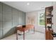 Bright home office features wood desk, wall paneling, and a window with a view at 345 Bremerton Dr, Goose Creek, SC 29445