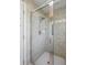 Walk-in shower with glass enclosure and tile surround at 1665 A Marsh Harbor Ln, Mount Pleasant, SC 29464