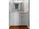 Bathroom with vanity, drawers, and marble top at 1665 A Marsh Harbor Ln, Mount Pleasant, SC 29464