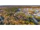 Aerial view of a residential community nestled in a wooded area at 3885 Summerton St, Mount Pleasant, SC 29466