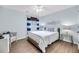 Well-lit bedroom with a full-size bed and stylish decor at 1111 Summerwind Lane, Seabrook Island, SC 29455