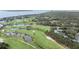 Aerial view of a golf course community with waterfront access at 1111 Summerwind Lane, Seabrook Island, SC 29455