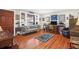 Home office with hardwood floors, large windows, and comfortable seating at 925 Center St, Mount Pleasant, SC 29464