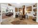 Living area features hardwood floors, decorative wall accents and a view into additional rooms at 925 Center St, Mount Pleasant, SC 29464