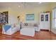 Relaxing living room with hardwood floors, comfy sofas, and lots of natural light at 204 Michigan Ave # D2, Folly Beach, SC 29439