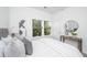 Bright bedroom with a queen bed, large windows, and modern decor at 211 Cache Ct # 6, Charleston, SC 29414