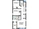 Second floor plan with owner's retreat, two bedrooms, and two bathrooms at 341 Trailmore Ln, Summerville, SC 29486