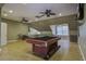 Game room with pool table and seating area at 443 Lazy Hill Rd, Moncks Corner, SC 29461