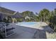 In-ground pool with surrounding patio and a view of the backyard at 443 Lazy Hill Rd, Moncks Corner, SC 29461