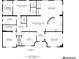 First floor plan showcasing a spacious layout with multiple rooms and storage at 443 Lazy Hill Rd, Moncks Corner, SC 29461