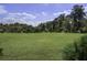 Large grassy backyard with an automatic sprinkler system at 443 Lazy Hill Rd, Moncks Corner, SC 29461