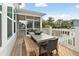 Outdoor deck with a large table, perfect for dining al fresco at 1627 Siloh Drive Dr # 481, Mount Pleasant, SC 29466