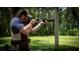 Personal shooting a shotgun at a sporting clays range at 0 Tuten Road, Round O, SC 29474