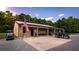 Exterior of clubhouse with American flag and golf carts at 0 Tuten Road, Round O, SC 29474