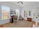 Bright home office features built-ins and hardwood floors at 627 Cloudbreak Ct, Charleston, SC 29412