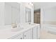 Elegant bathroom with double vanity, soaking tub, and shower at 180 Cherry Grove Dr, Summerville, SC 29483